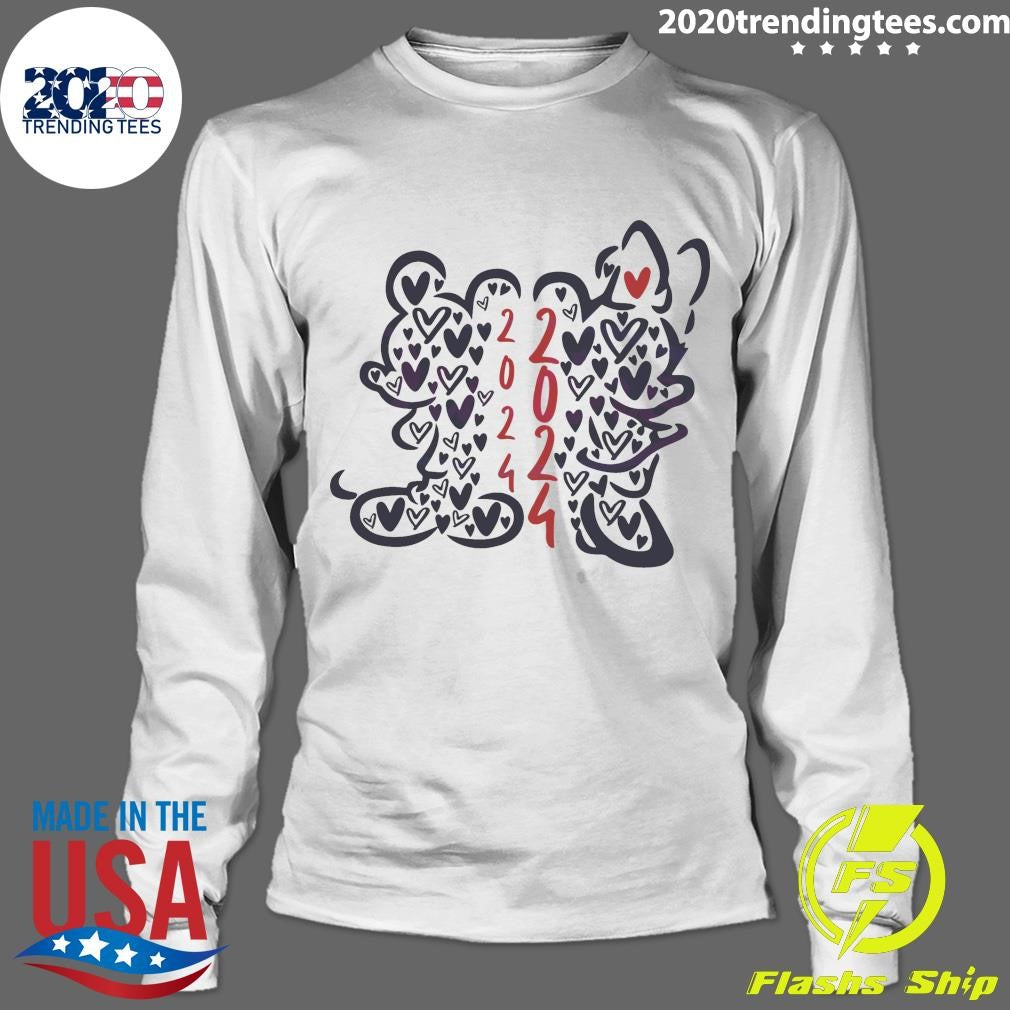 Premium couple Mouse 2024 Mickey Minnie - Adult & Kids T-Shirts, Sweatshirts & Hoodies apparel design preview 4