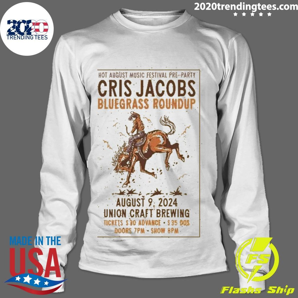 Premium cris Jacobs Union Craft Brewing Aug 9 2024 - Adult & Kids T-Shirts, Sweatshirts & Hoodies apparel design preview 4