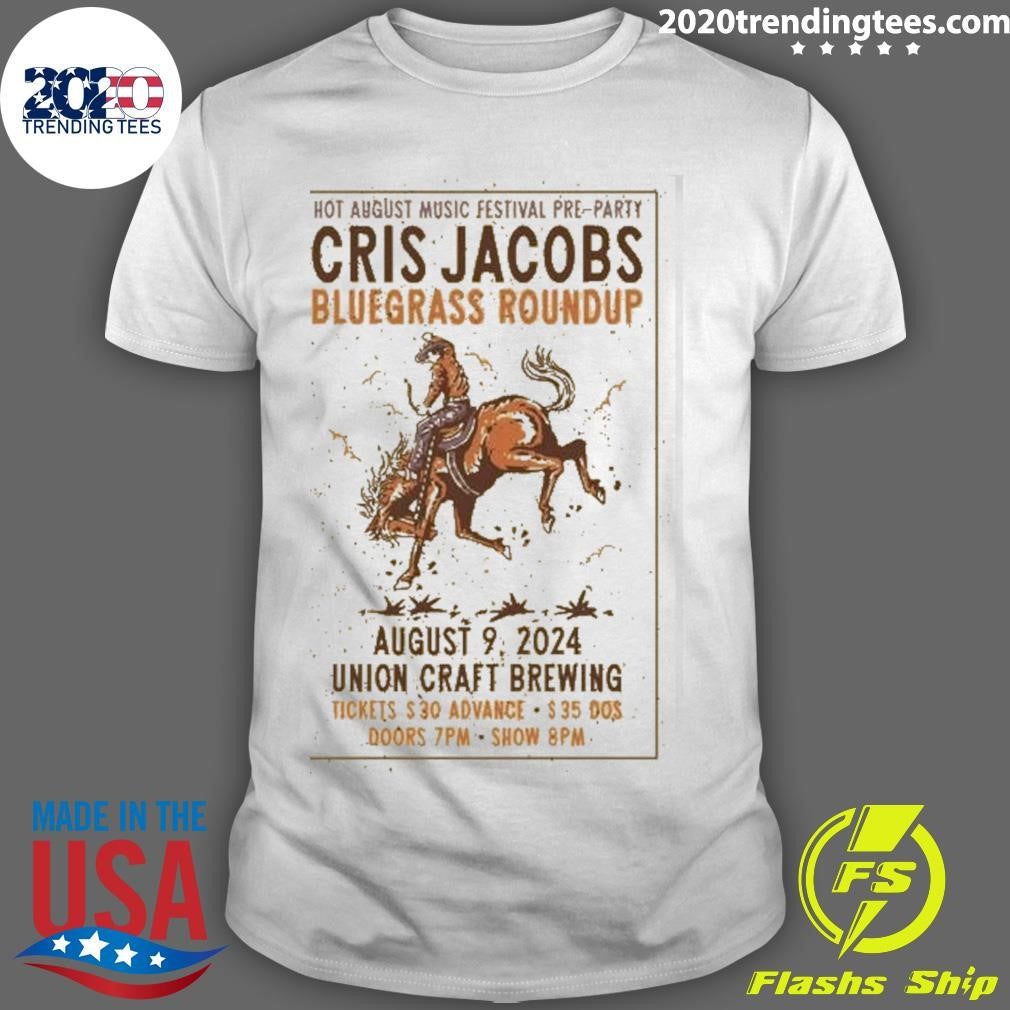 Premium cris Jacobs Union Craft Brewing Aug 9 2024 - Adult & Kids T-Shirts, Sweatshirts & Hoodies apparel design preview 1