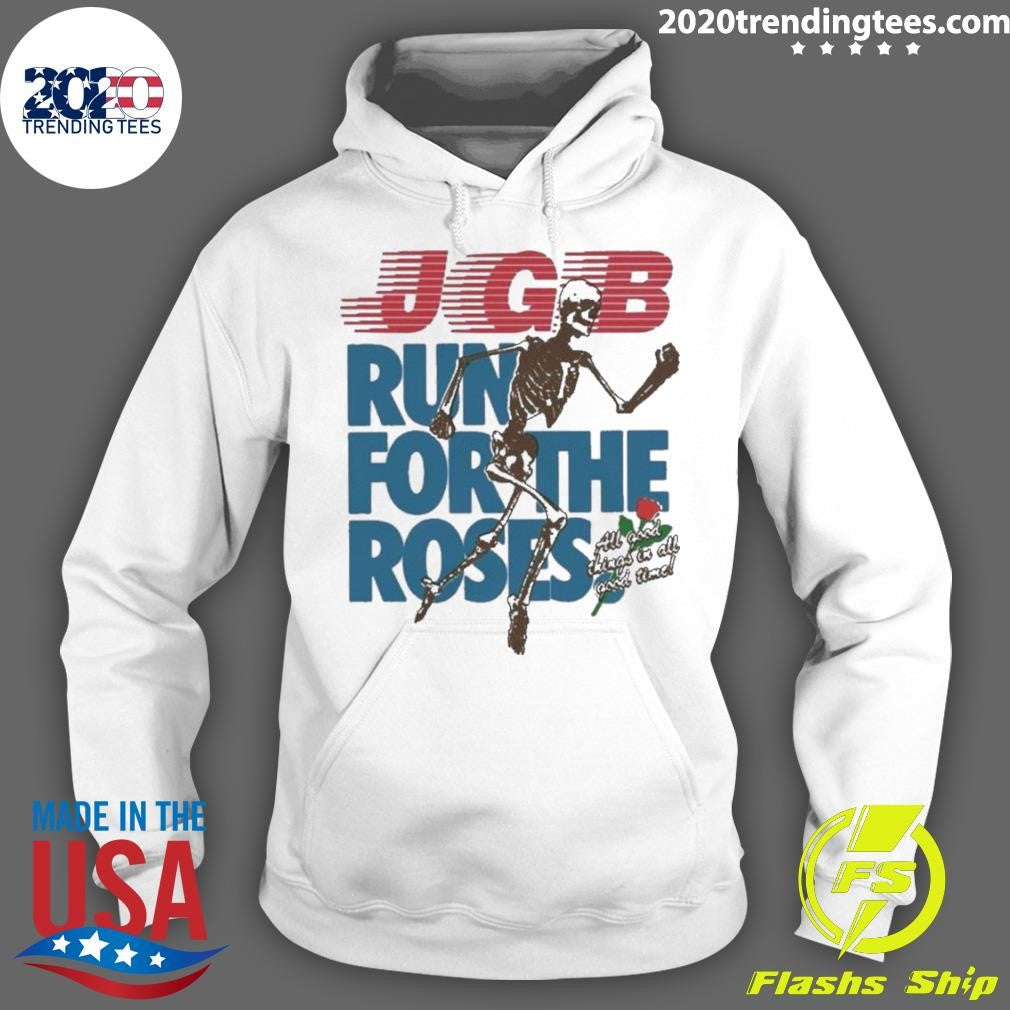 Premium jerry Garcia, Jgb Run For The Roses - Adult & Kids T-Shirts, Sweatshirts & Hoodies apparel design preview 2