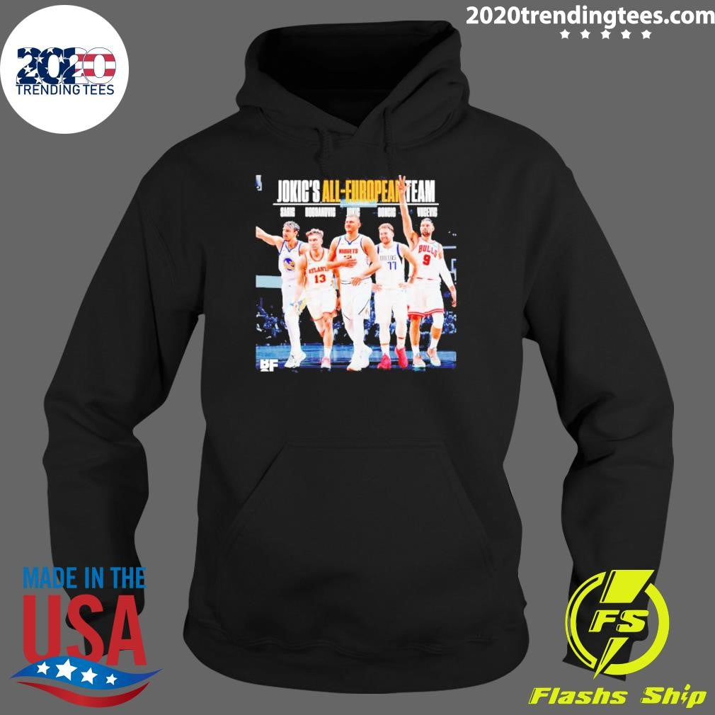 Premium jokic's All-european Team Poster - Adult & Kids T-Shirts, Sweatshirts & Hoodies apparel design preview 2