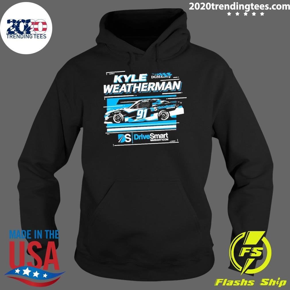 Premium kyle Weatherman Drivesmart DMG Racing - Adult & Kids T-Shirts, Sweatshirts & Hoodies apparel design preview 2