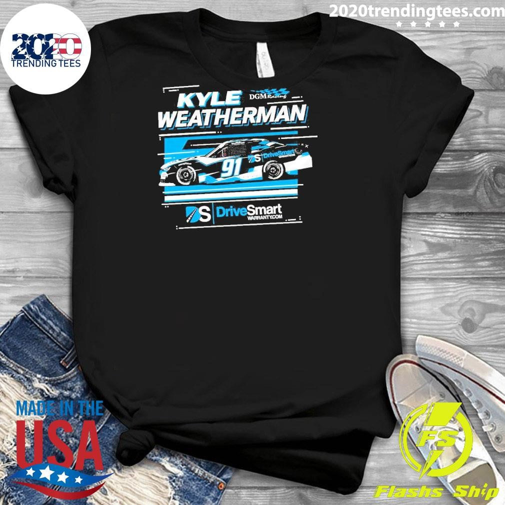 Premium kyle Weatherman Drivesmart DMG Racing - Adult & Kids T-Shirts, Sweatshirts & Hoodies apparel design preview 3