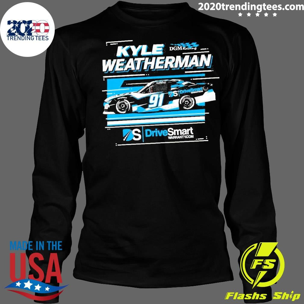 Premium kyle Weatherman Drivesmart DMG Racing - Adult & Kids T-Shirts, Sweatshirts & Hoodies apparel design preview 4