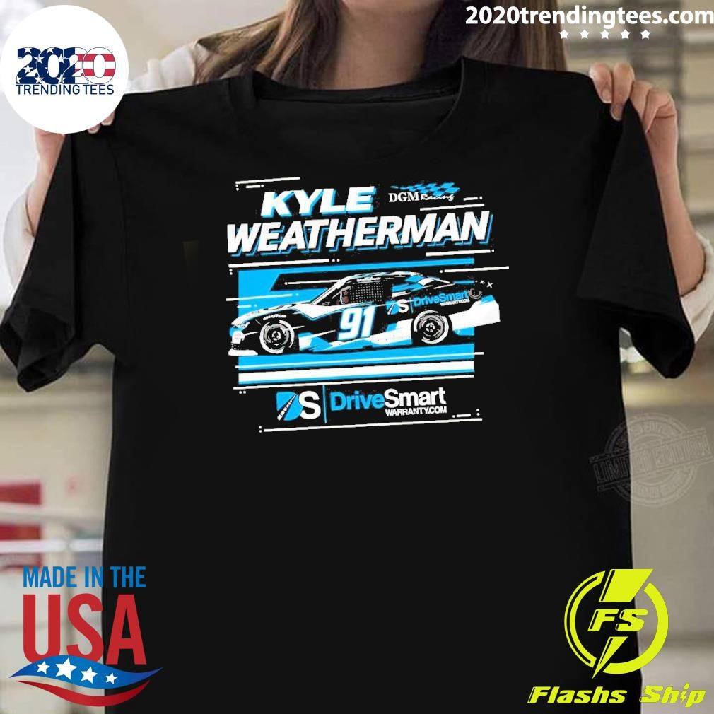 Premium kyle Weatherman Drivesmart DMG Racing - Adult & Kids T-Shirts, Sweatshirts & Hoodies apparel design preview 1