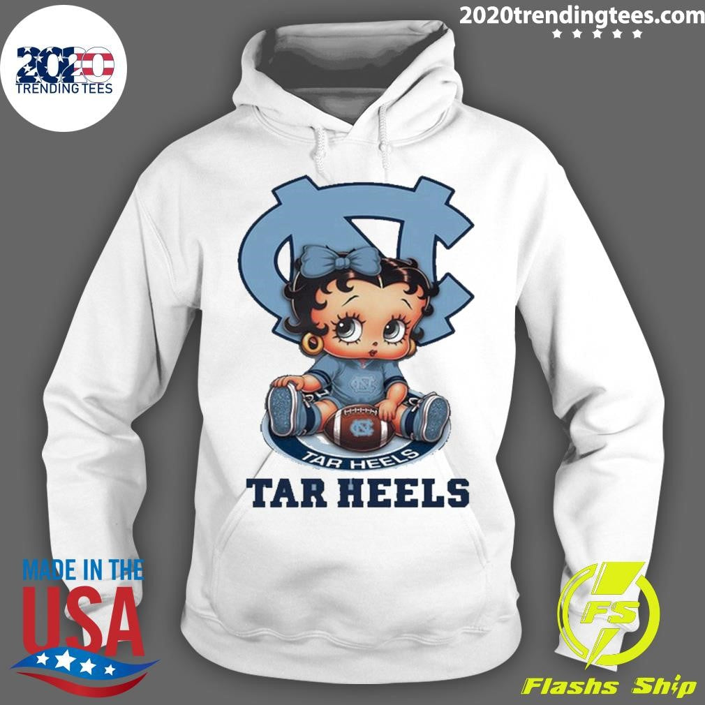 Premium ncaa North Carolina Boop Football Betty - Adult & Kids T-Shirts, Sweatshirts & Hoodies apparel design preview 2