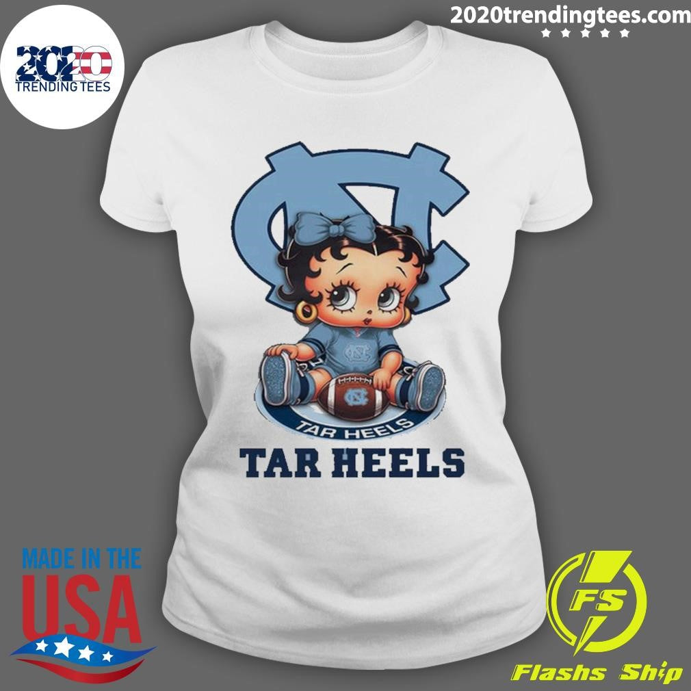 Premium ncaa North Carolina Boop Football Betty - Adult & Kids T-Shirts, Sweatshirts & Hoodies apparel design preview 3