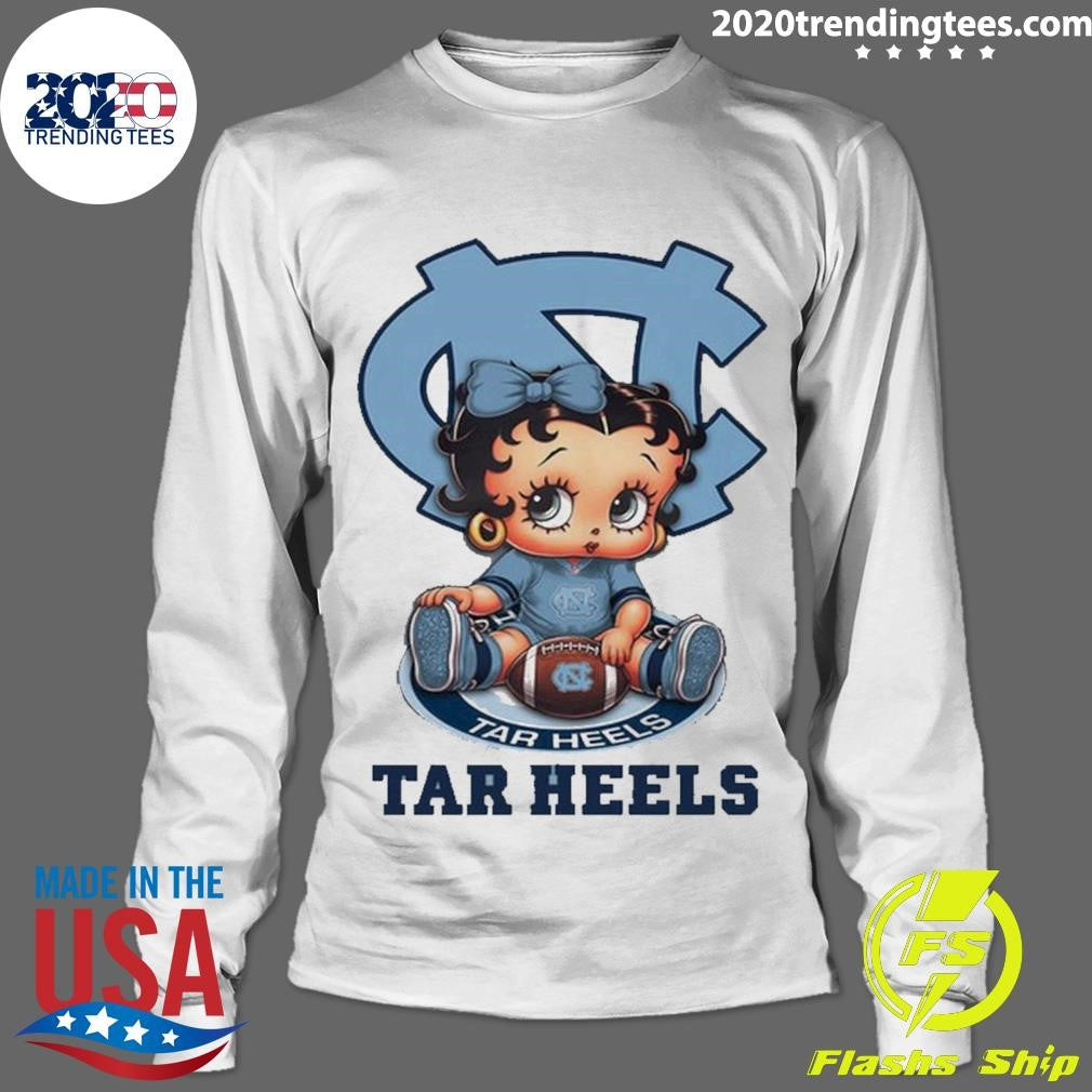 Premium ncaa North Carolina Boop Football Betty - Adult & Kids T-Shirts, Sweatshirts & Hoodies apparel design preview 4