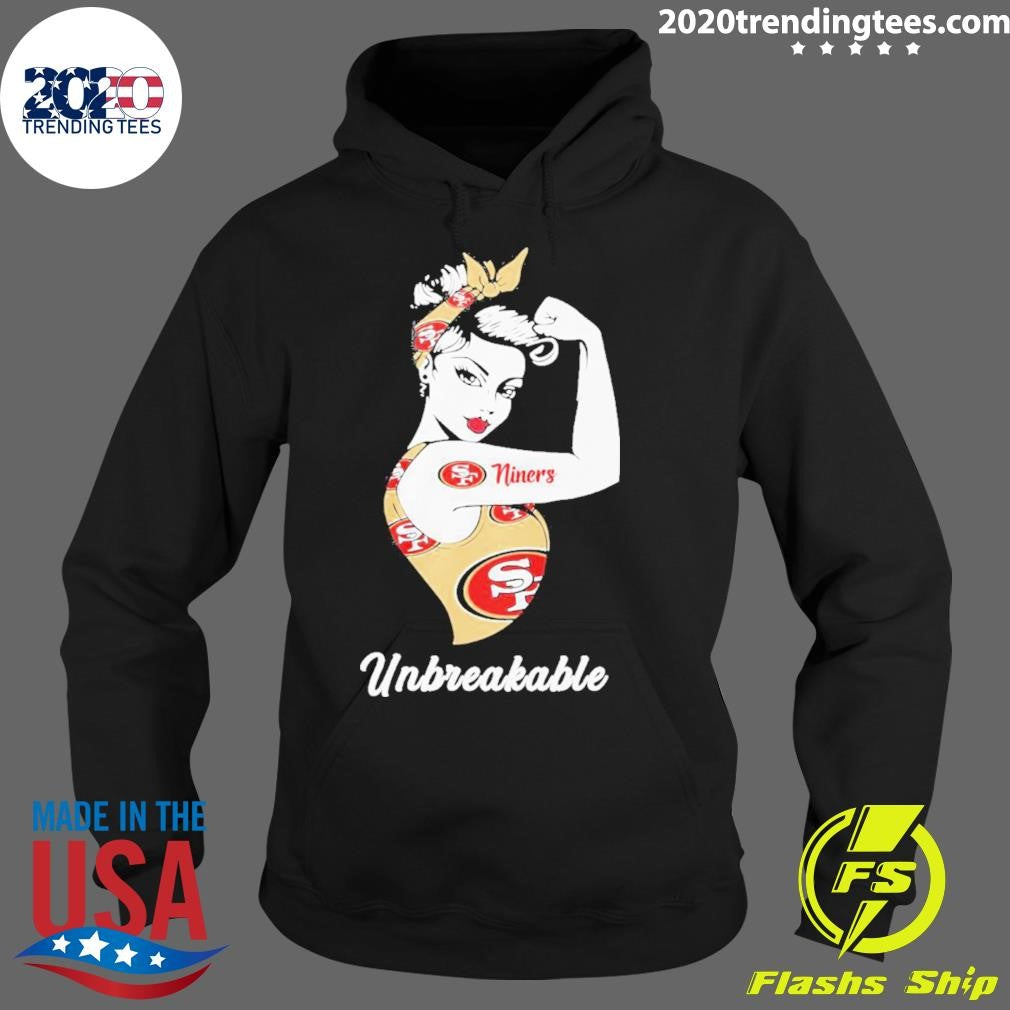 Premium san Francisco 49ers Unbreakable - Adult & Kids T-Shirts, Sweatshirts & Hoodies apparel design preview 2