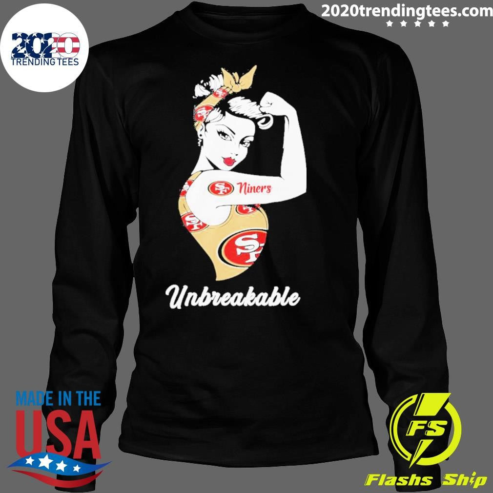 Premium san Francisco 49ers Unbreakable - Adult & Kids T-Shirts, Sweatshirts & Hoodies apparel design preview 4