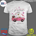 Premium snoopy And Peanuts Jesus Take The Wheel - Adult & Kids T-Shirts, Sweatshirts & Hoodies apparel design preview 1