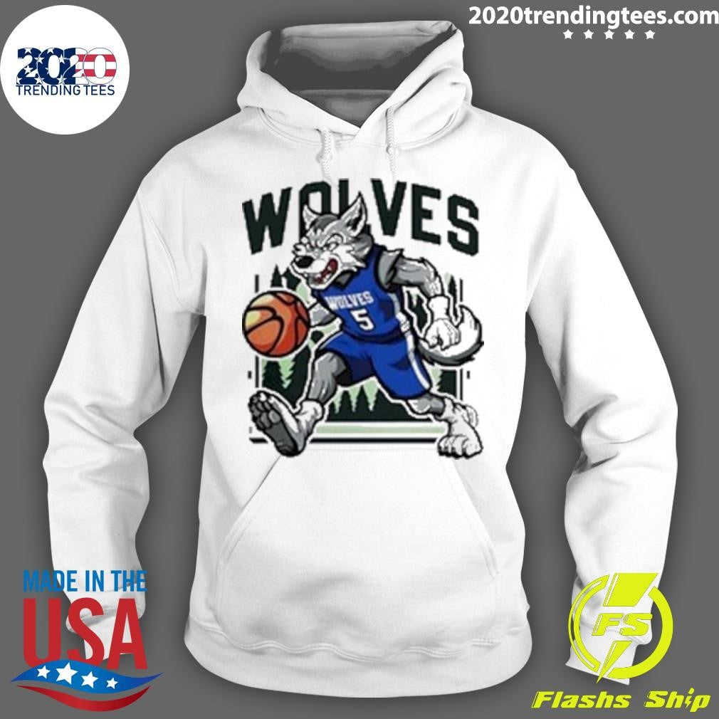 Premium timberwolves Basketball Mascot - Adult & Kids T-Shirts, Sweatshirts & Hoodies apparel design preview 2