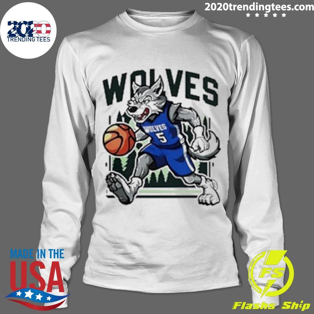 Premium timberwolves Basketball Mascot - Adult & Kids T-Shirts, Sweatshirts & Hoodies apparel design preview 4