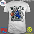 Premium timberwolves Basketball Mascot - Adult & Kids T-Shirts, Sweatshirts & Hoodies apparel design preview 1