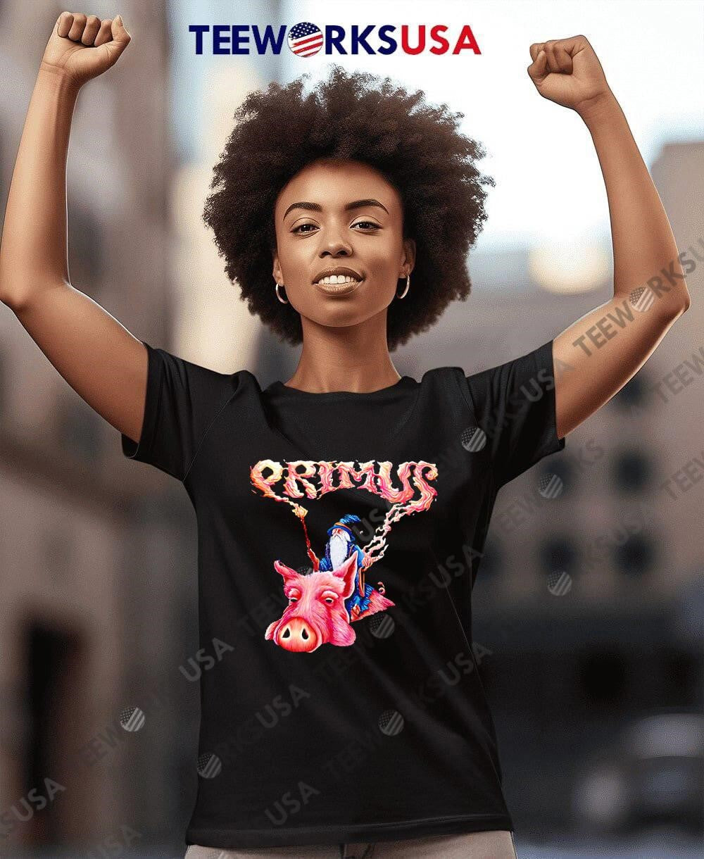 Primus band wizard riding pig fantasy - Adult & Kids T-Shirts, Sweatshirts & Hoodies apparel design preview 7