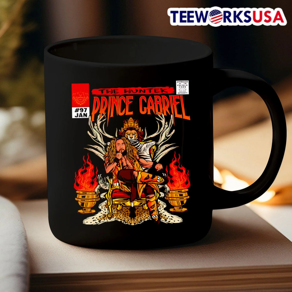Prince Gabriel The Hunter Comic Cover - Adult & Kids T-Shirts, Sweatshirts & Hoodies apparel design preview 3