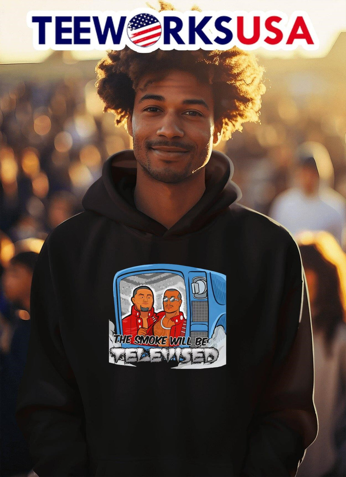 Profits Televised the smoke will be - Adult & Kids T-Shirts, Sweatshirts & Hoodies apparel design preview 2