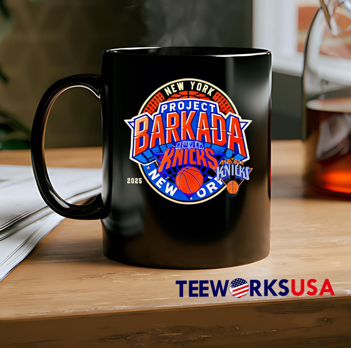 Project Barkada New York Knicks logo - Adult & Kids T-Shirts, Sweatshirts & Hoodies apparel design preview 2