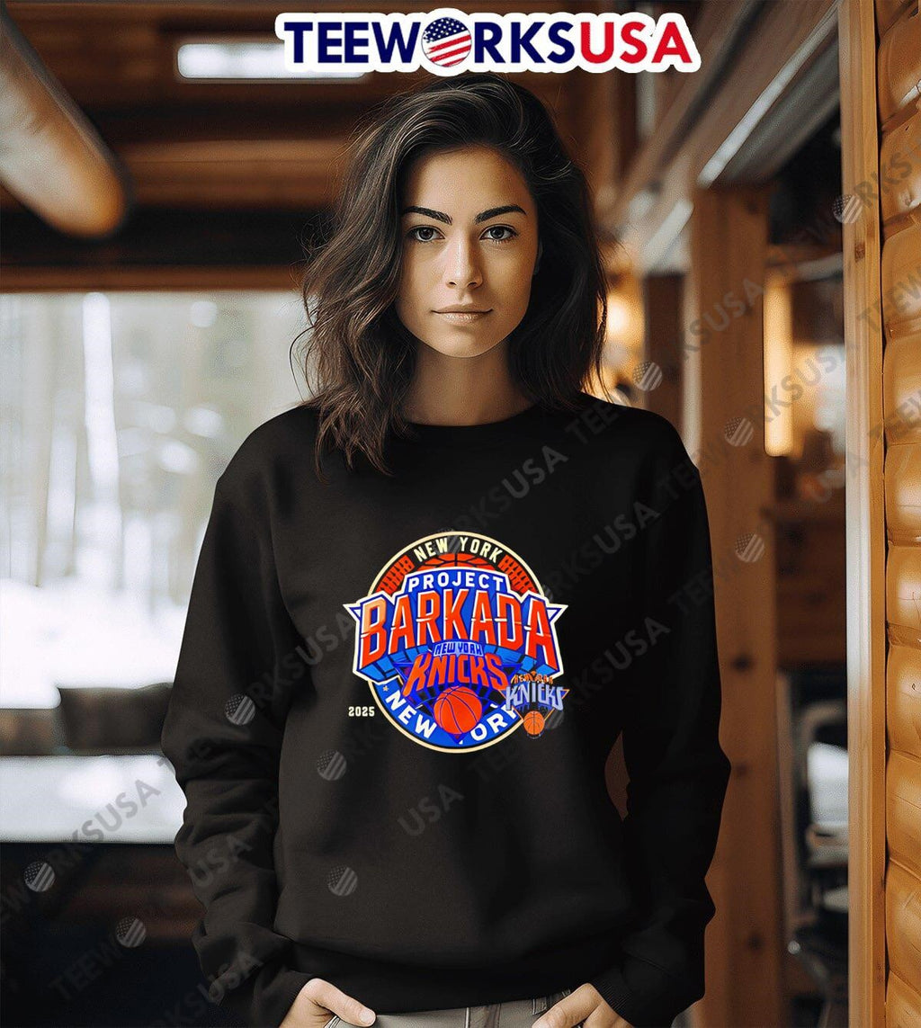 Project Barkada New York Knicks logo - Adult & Kids T-Shirts, Sweatshirts & Hoodies apparel design preview 6