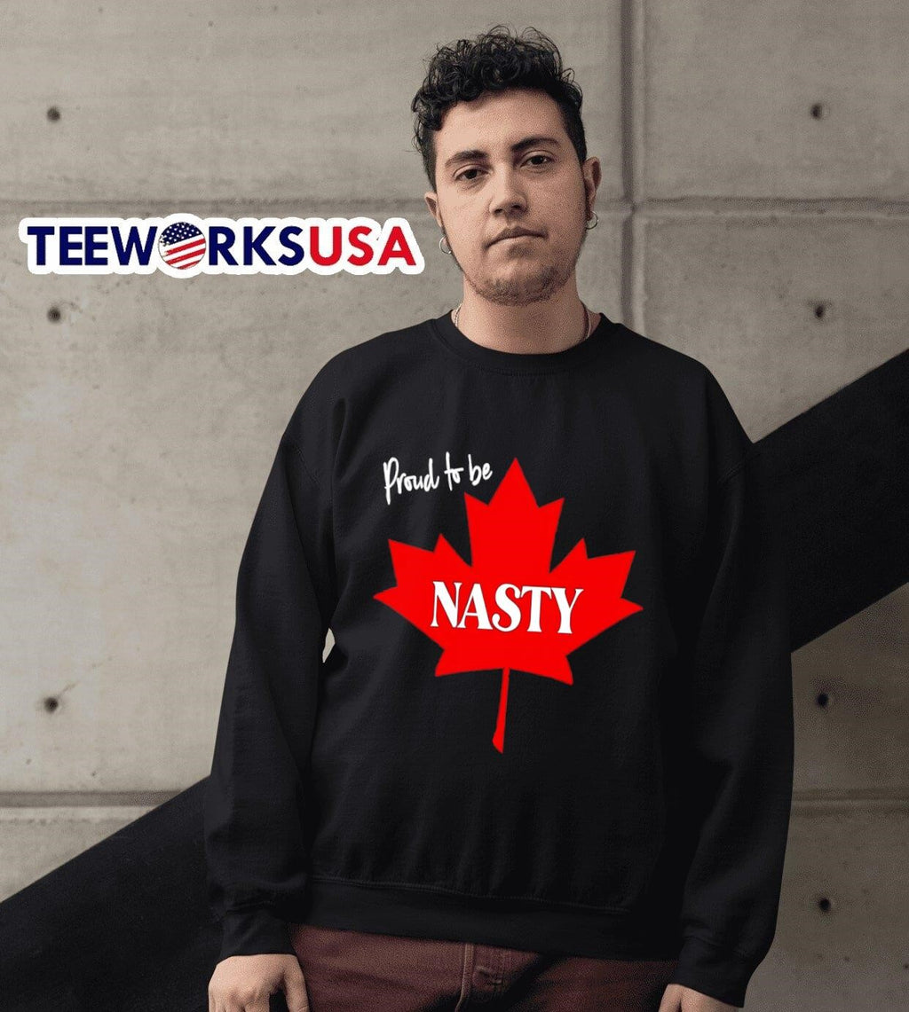 Proud to be Nasty Maple Leaf - Adult & Kids T-Shirts, Sweatshirts & Hoodies apparel design preview 6