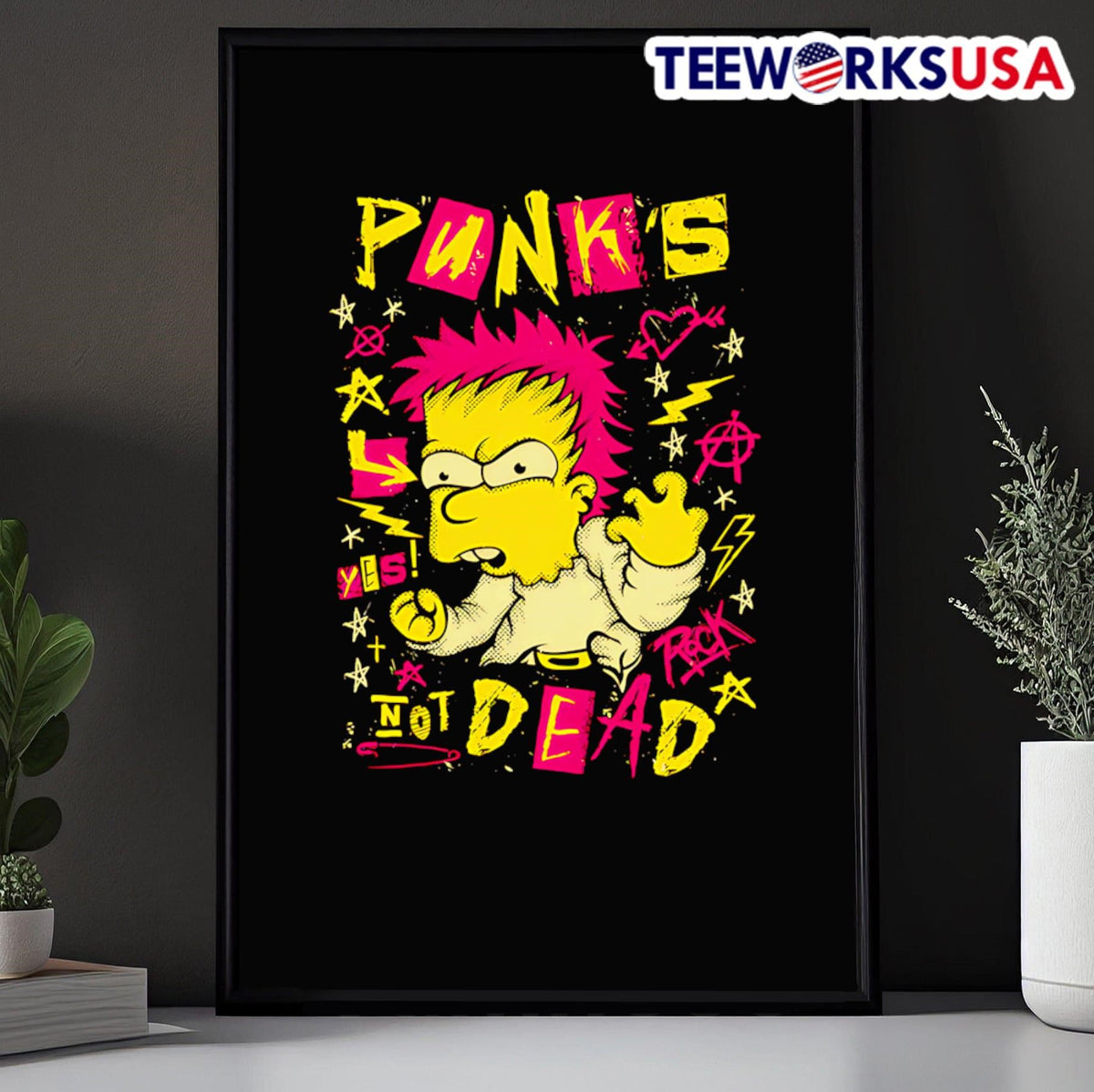 Punk's not dead - Adult & Kids T-Shirts, Sweatshirts & Hoodies apparel design preview 5