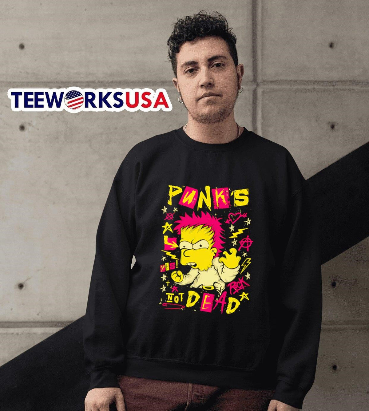 Punk's not dead - Adult & Kids T-Shirts, Sweatshirts & Hoodies apparel design preview 6