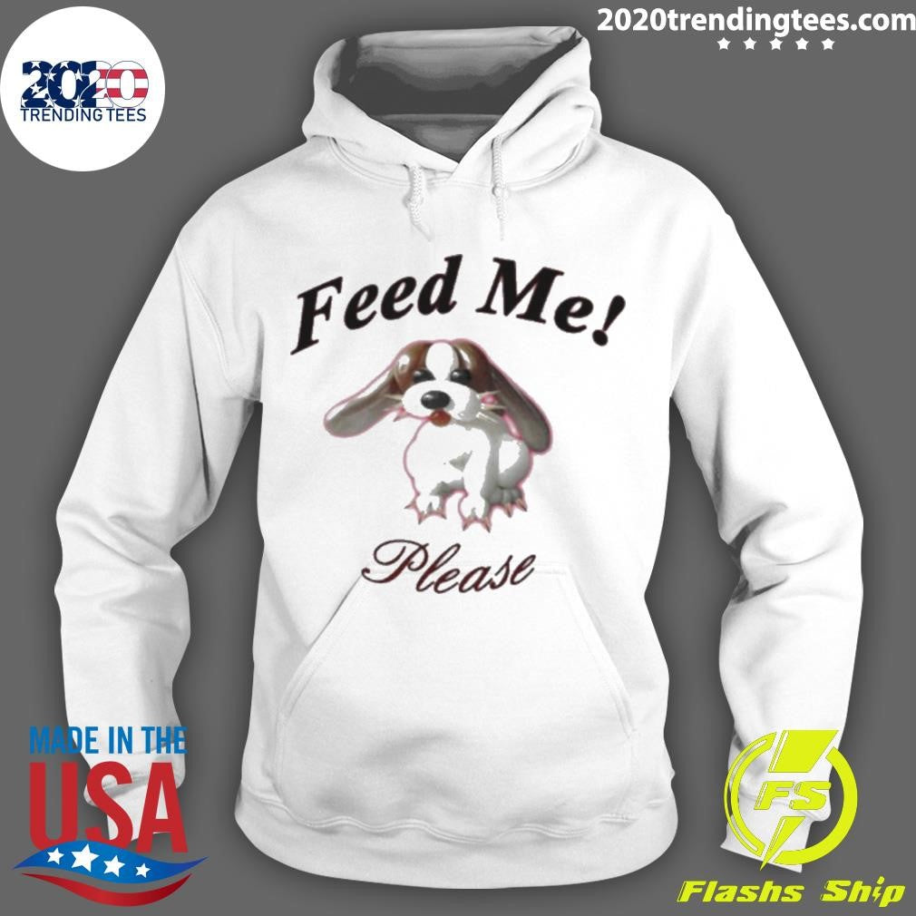 Puppy Feed Me Please - Adult & Kids T-Shirts, Sweatshirts & Hoodies apparel design preview 2
