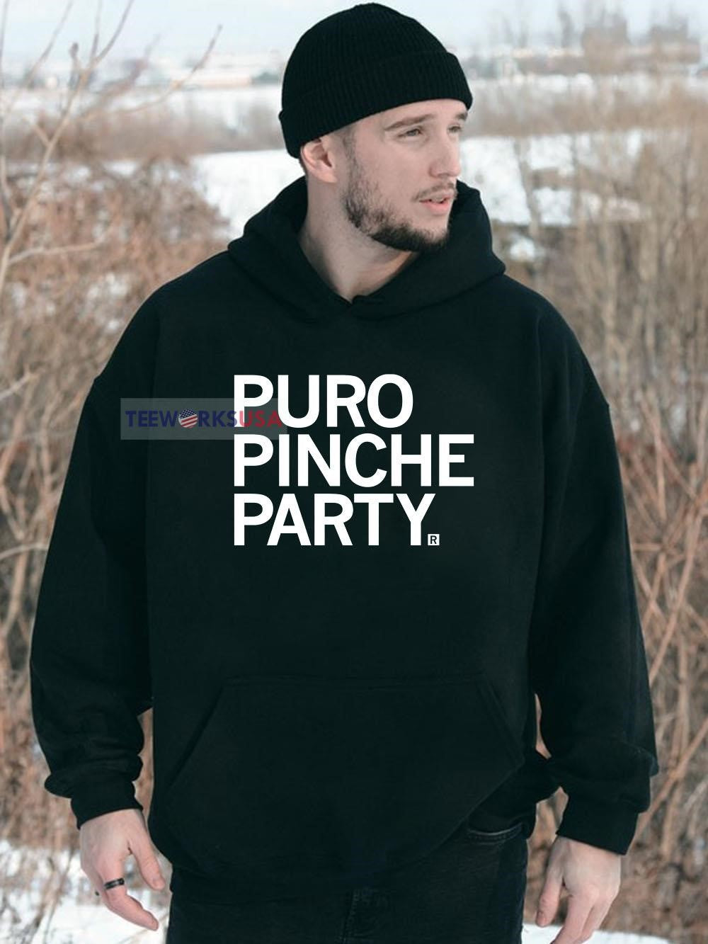 Puro Pinche Party - Adult & Kids T-Shirts, Sweatshirts & Hoodies apparel design preview 2
