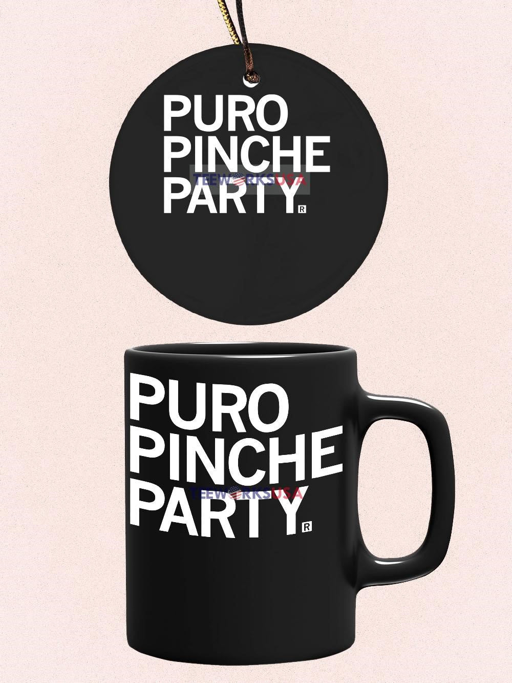 Puro Pinche Party - Adult & Kids T-Shirts, Sweatshirts & Hoodies apparel design preview 4