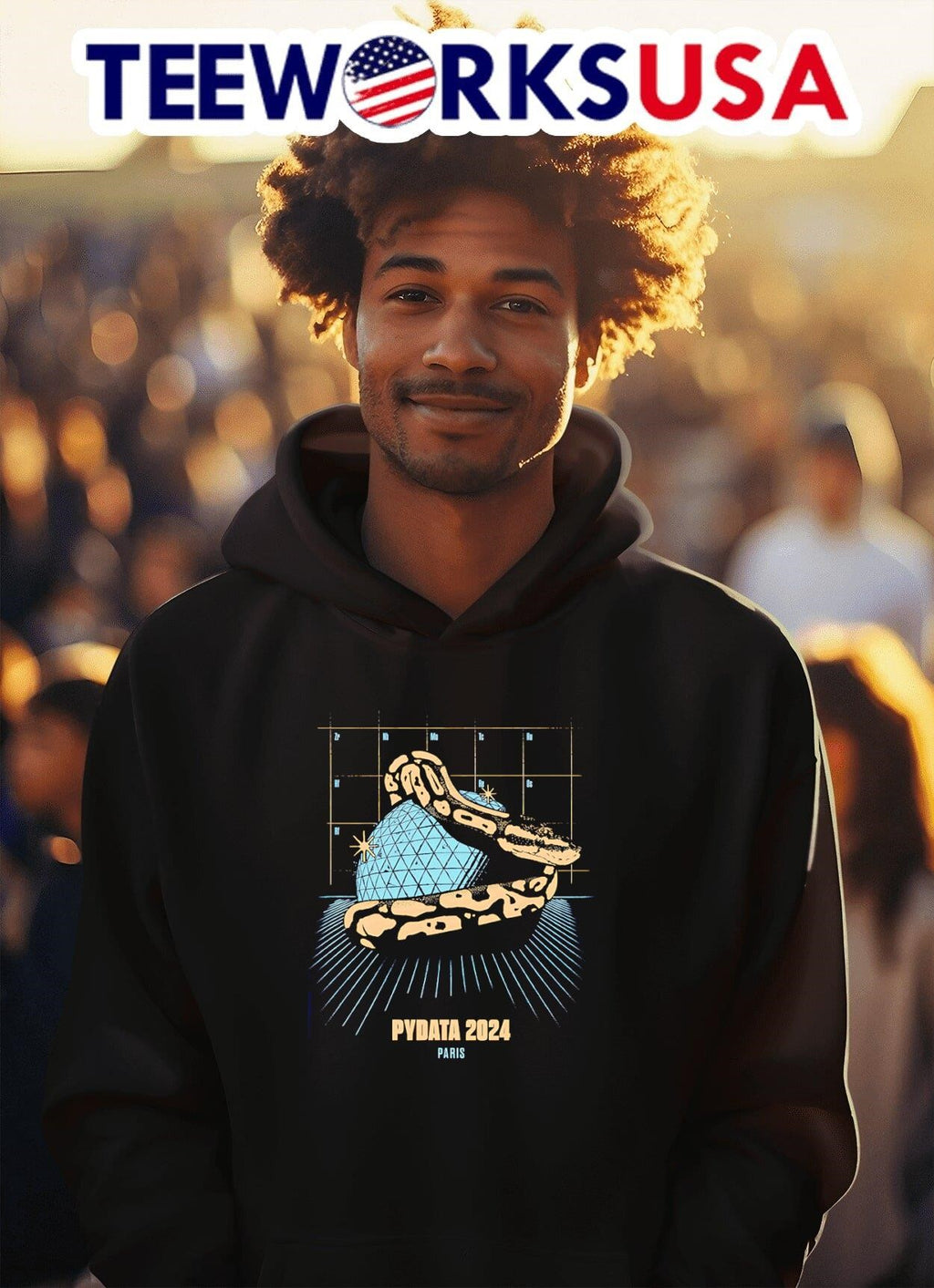 Python PyData Paris 2024 - Adult & Kids T-Shirts, Sweatshirts & Hoodies apparel design preview 2