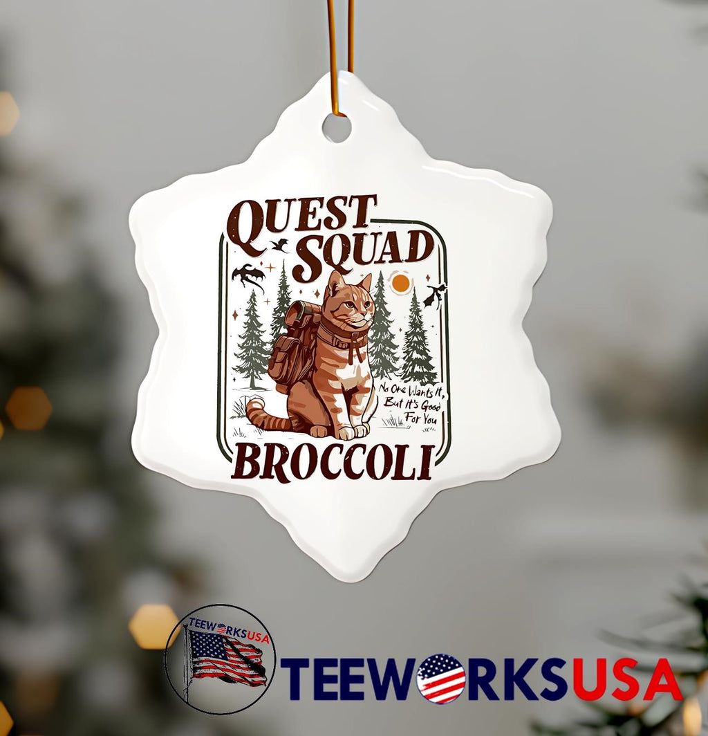 Quest Squad Broccoli Cat Ridoc Romantasy Fan - Adult & Kids T-Shirts, Sweatshirts & Hoodies apparel design preview 7