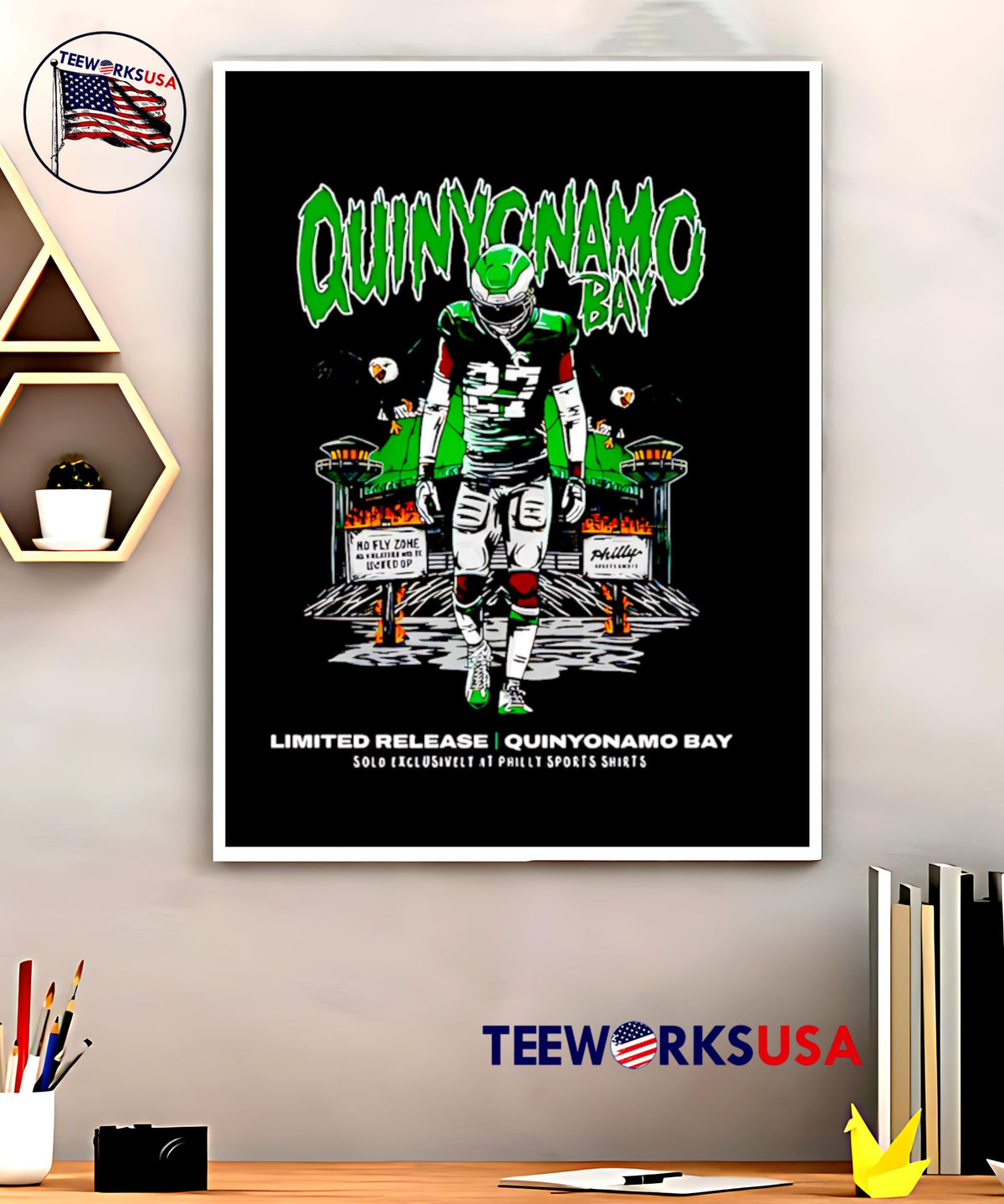 Quintanamo Bay Philadelphia Eagles - Adult & Kids T-Shirts, Sweatshirts & Hoodies apparel design preview 5