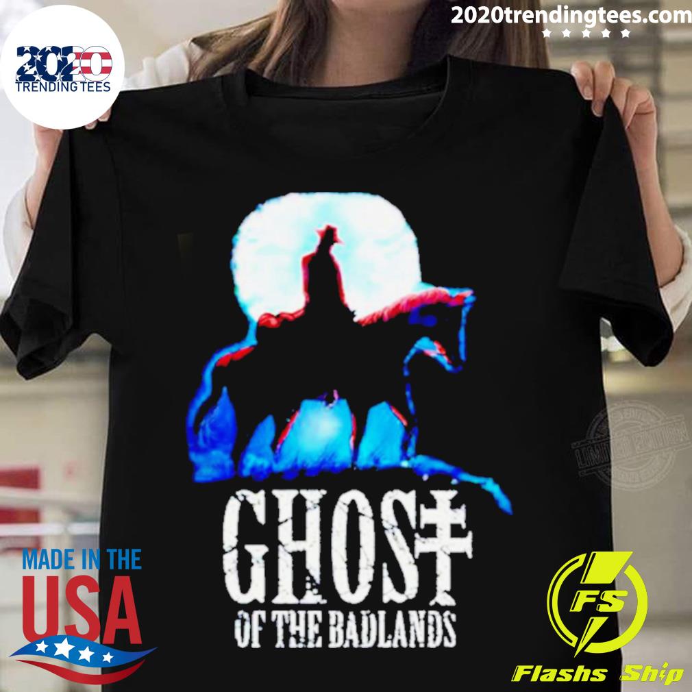 Official ghost Of The Badlands - Adult & Kids T-Shirts, Sweatshirts & Hoodies apparel design preview 1