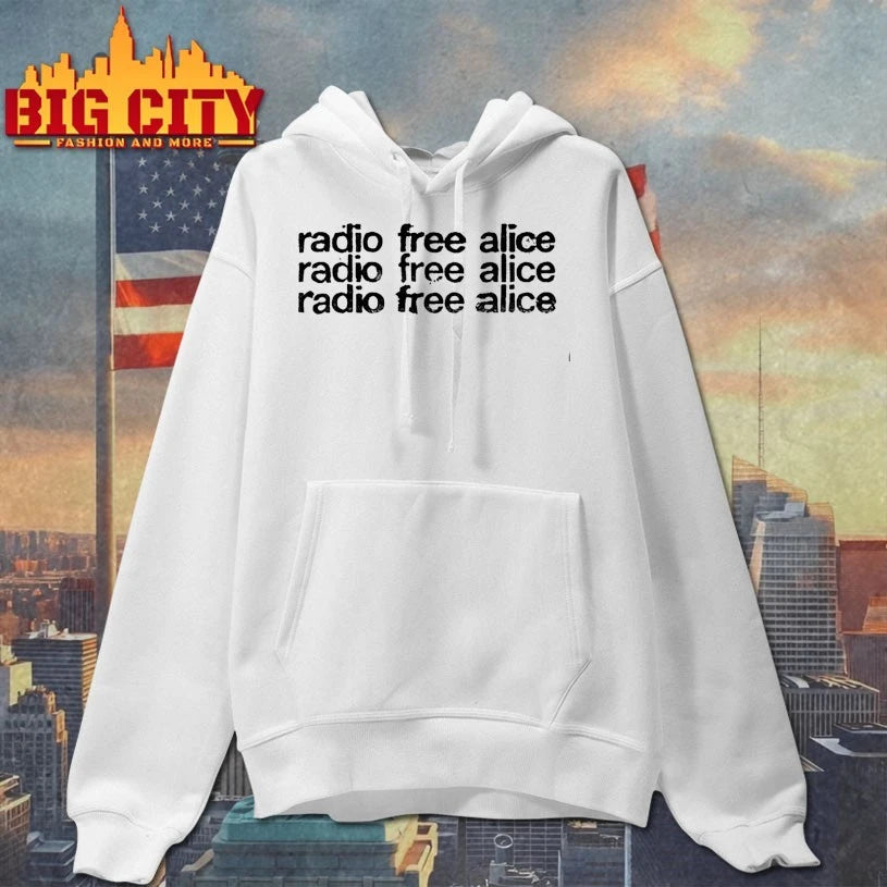 Radio Free Alice - Adult & Kids T-Shirts, Sweatshirts & Hoodies apparel design preview 2
