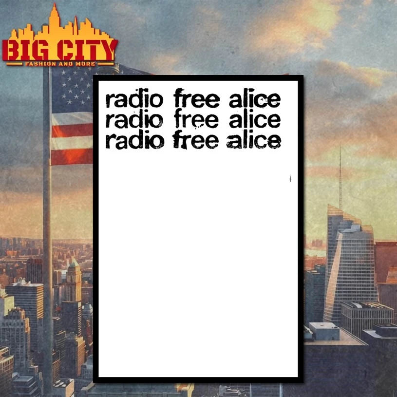 Radio Free Alice - Adult & Kids T-Shirts, Sweatshirts & Hoodies apparel design preview 4