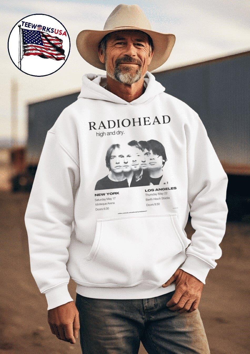 Radiohead high and dry - Adult & Kids T-Shirts, Sweatshirts & Hoodies apparel design preview 2