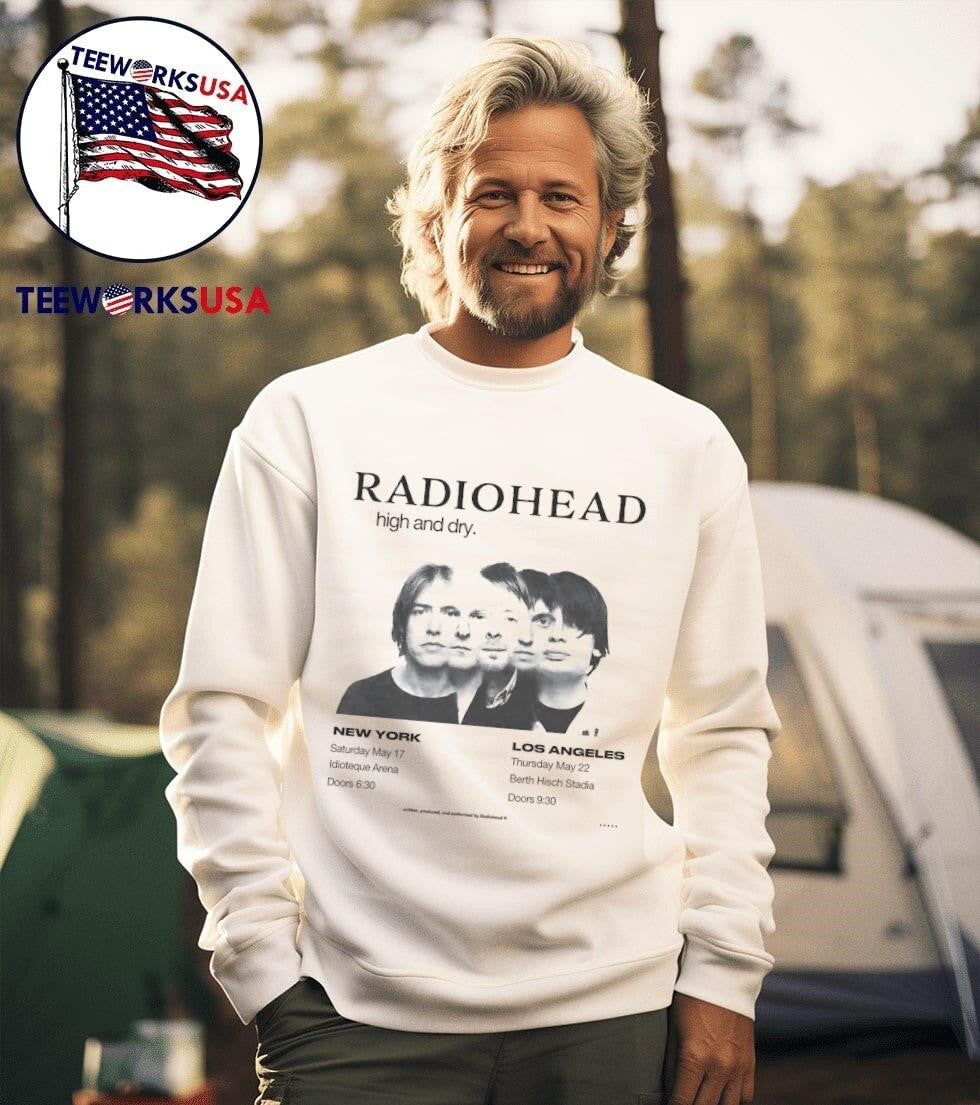 Radiohead high and dry - Adult & Kids T-Shirts, Sweatshirts & Hoodies apparel design preview 3