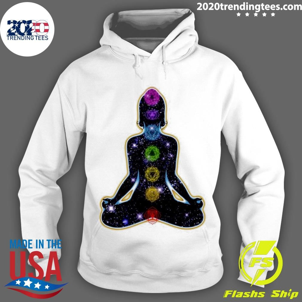 Rainbow Chakras Christmas - Adult & Kids T-Shirts, Sweatshirts & Hoodies apparel design preview 2