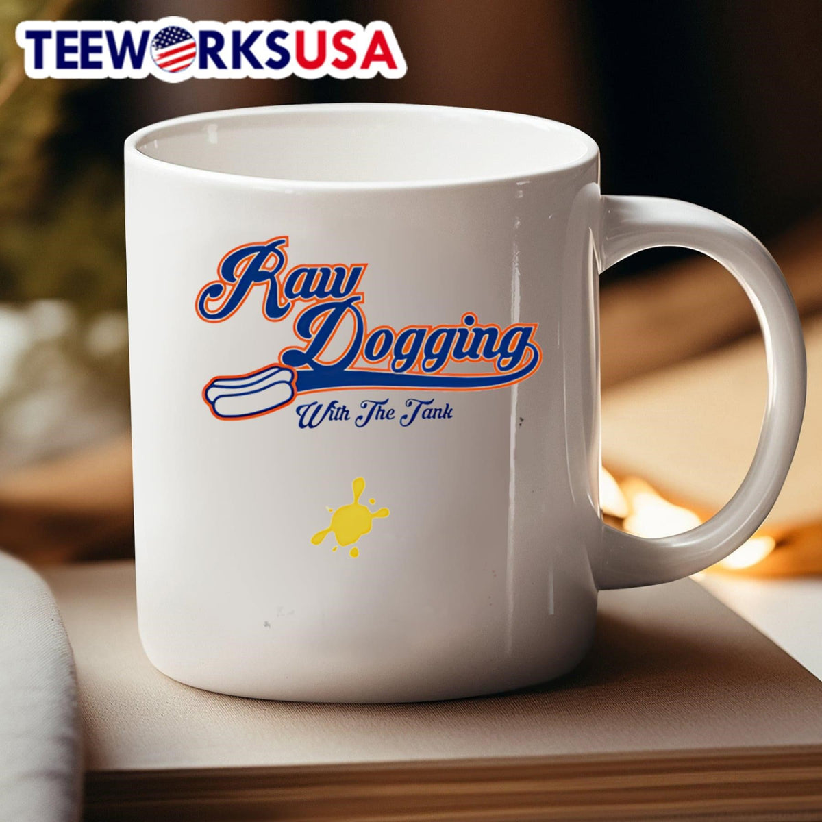 Raw Dogging with the tank - Adult & Kids T-Shirts, Sweatshirts & Hoodies apparel design preview 4
