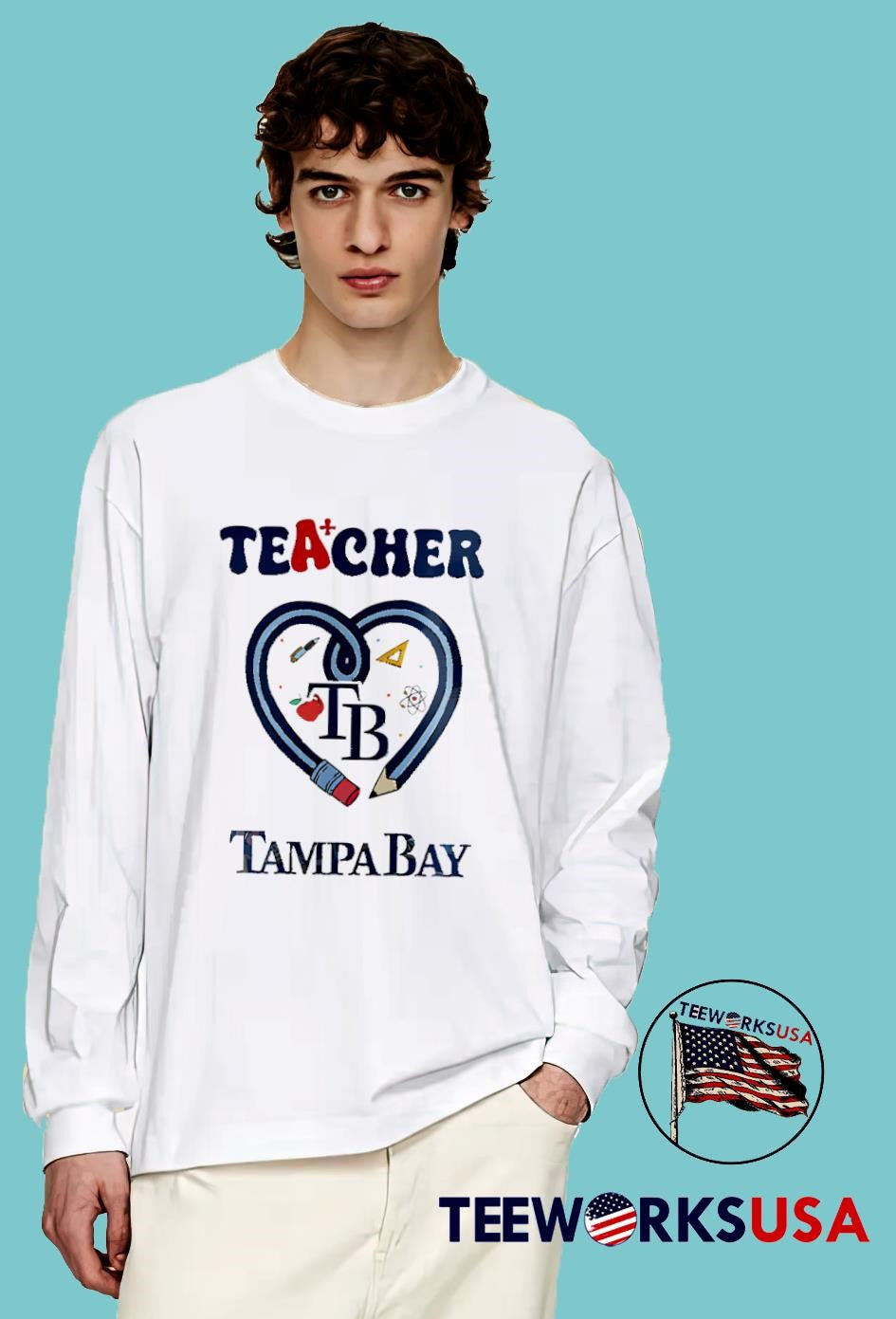 Rays Teacher Appreciation Week 2025 - Adult & Kids T-Shirts, Sweatshirts & Hoodies apparel design preview 4