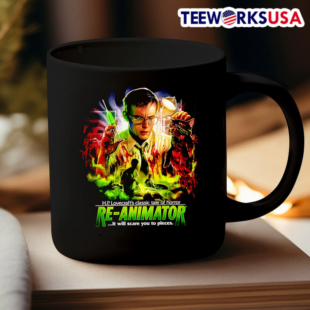 Re-Animator Scare You To Pieces - Adult & Kids T-Shirts, Sweatshirts & Hoodies apparel design preview 3