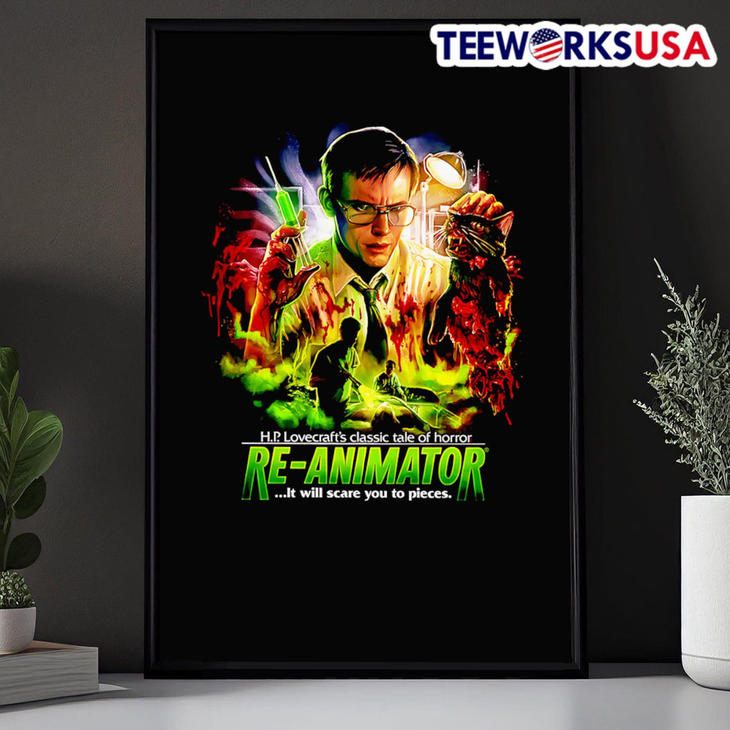 Re-Animator Scare You To Pieces - Adult & Kids T-Shirts, Sweatshirts & Hoodies apparel design preview 5
