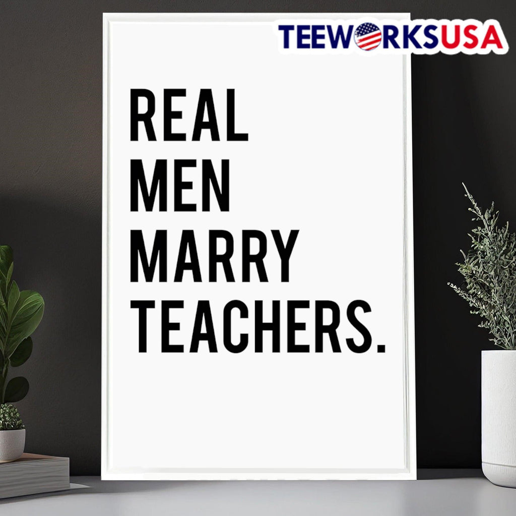 Real men marry teachers - Adult & Kids T-Shirts, Sweatshirts & Hoodies apparel design preview 6