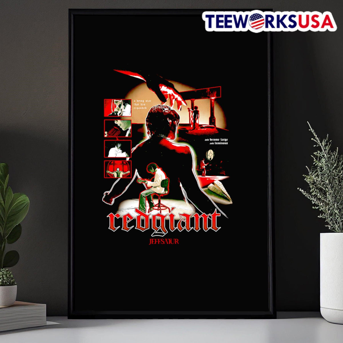 Red Giant Jeff Satur - Adult & Kids T-Shirts, Sweatshirts & Hoodies apparel design preview 5