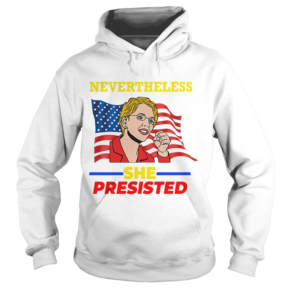 Redbubble Nevertheless She Persisted - Adult & Kids T-Shirts, Sweatshirts & Hoodies apparel design preview 4