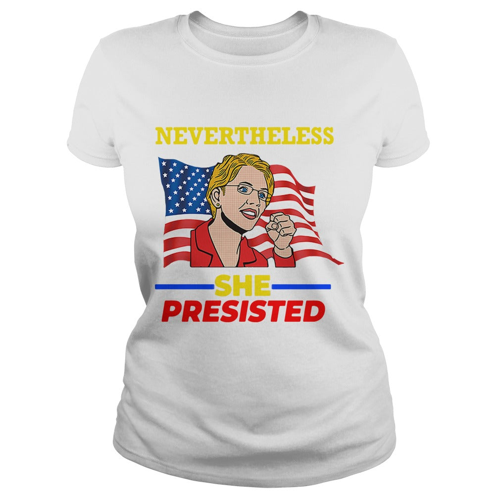 Redbubble Nevertheless She Persisted - Adult & Kids T-Shirts, Sweatshirts & Hoodies apparel design preview 2