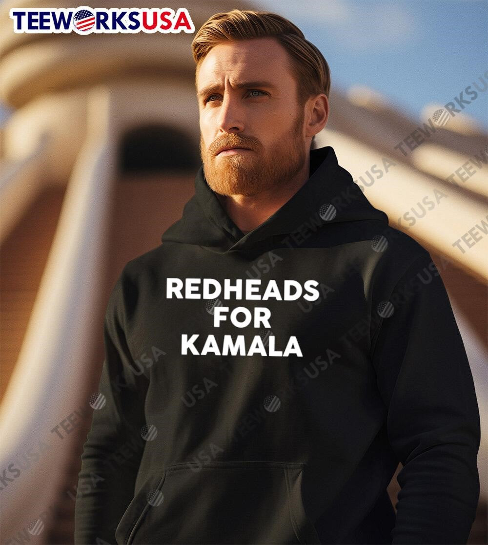 Redheads for Kamala style - Adult & Kids T-Shirts, Sweatshirts & Hoodies apparel design preview 2