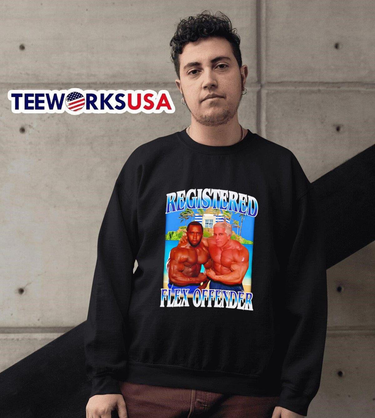 Registered Flex Offender - Adult & Kids T-Shirts, Sweatshirts & Hoodies apparel design preview 6