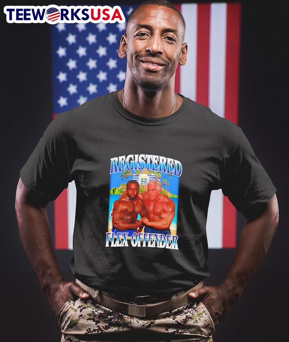 Registered Flex Offender - Adult & Kids T-Shirts, Sweatshirts & Hoodies apparel design preview 1