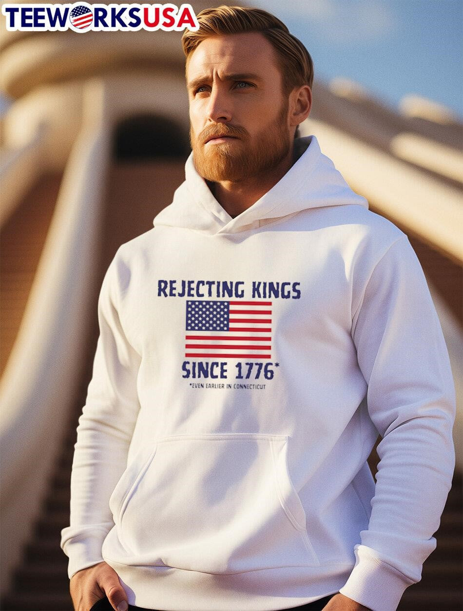 Rejecting Kings Since 1976 - Adult & Kids T-Shirts, Sweatshirts & Hoodies apparel design preview 2